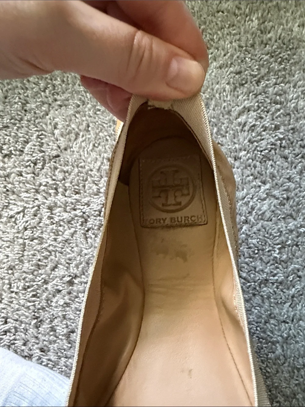 TORY BURCH - tan flats